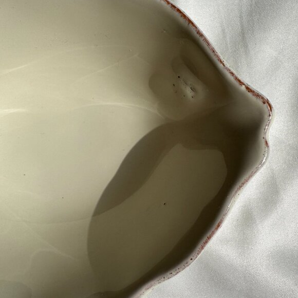 EUC, VIETRI Italy Pesce Crema White Fish Shape Condiment Bowl Dish, China, 6 in. - Picture 6 of 10
